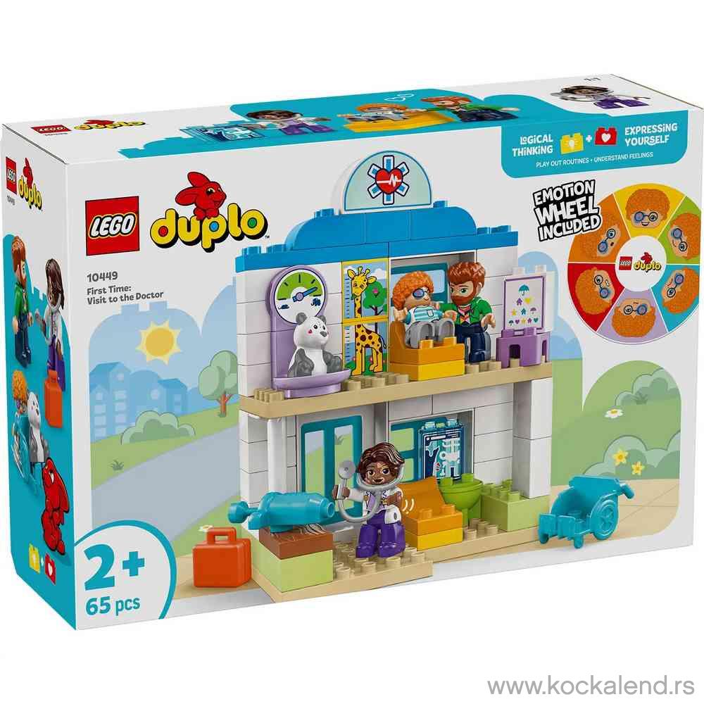 LEGO DUPLO TOWN FIRST TIME  VISIT WITH THE DOCTOR 