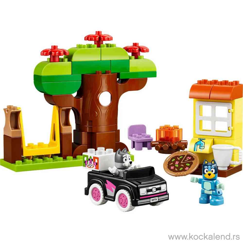 LEGO DUPLO BLUEY PIZZA GIRLS WITH MUFFIN AND 