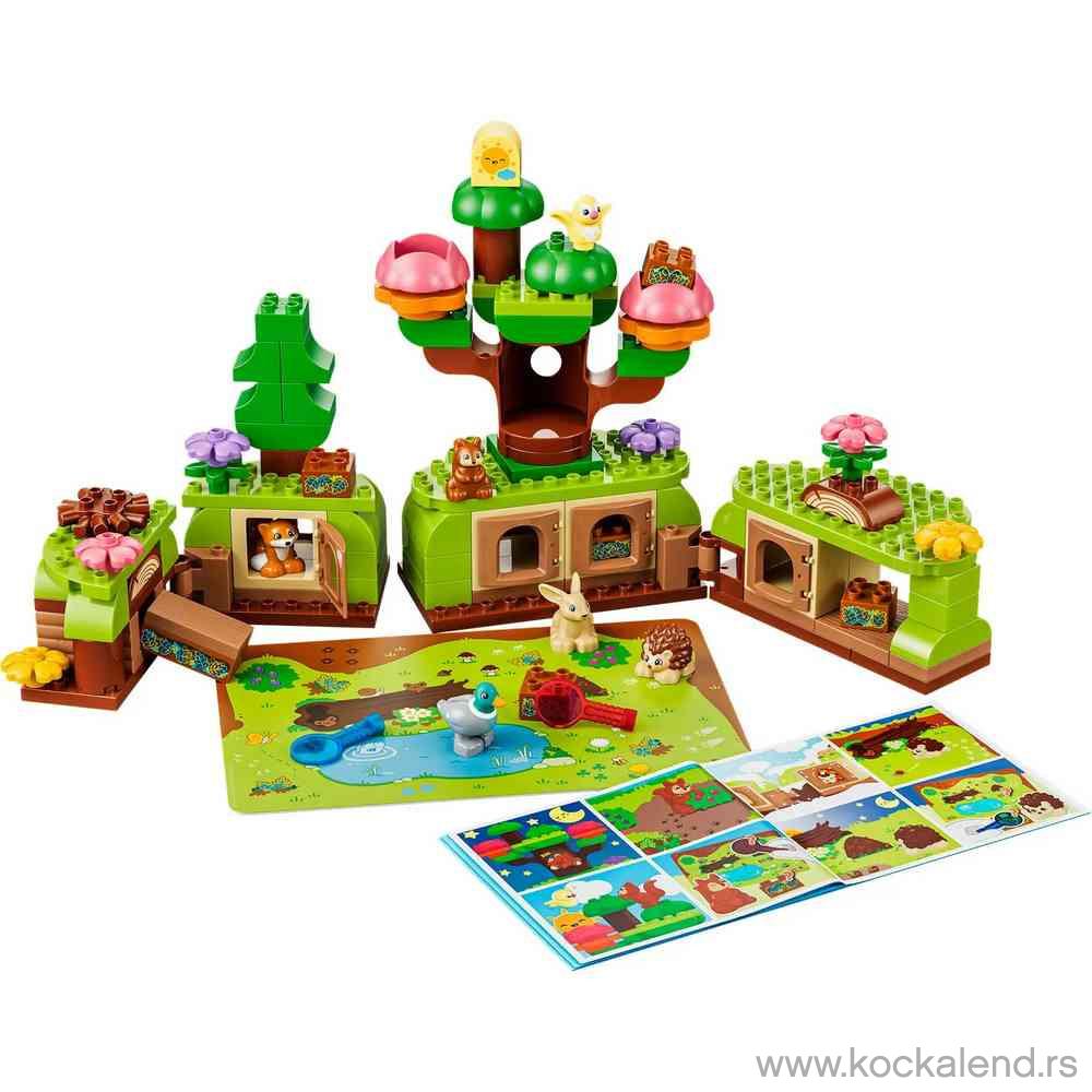 LEGO DUPLO TOWN DISCOVERY FOREST WITH WILD A 