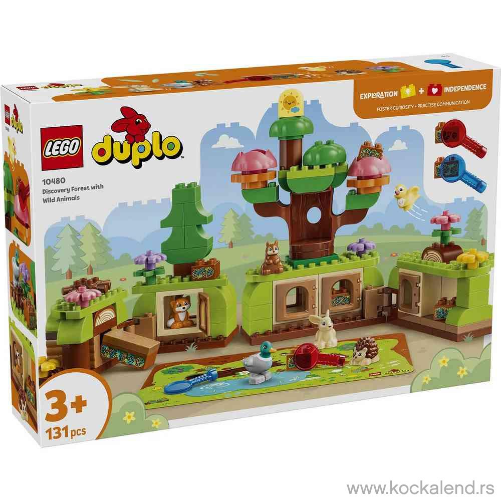 LEGO DUPLO TOWN DISCOVERY FOREST WITH WILD A 