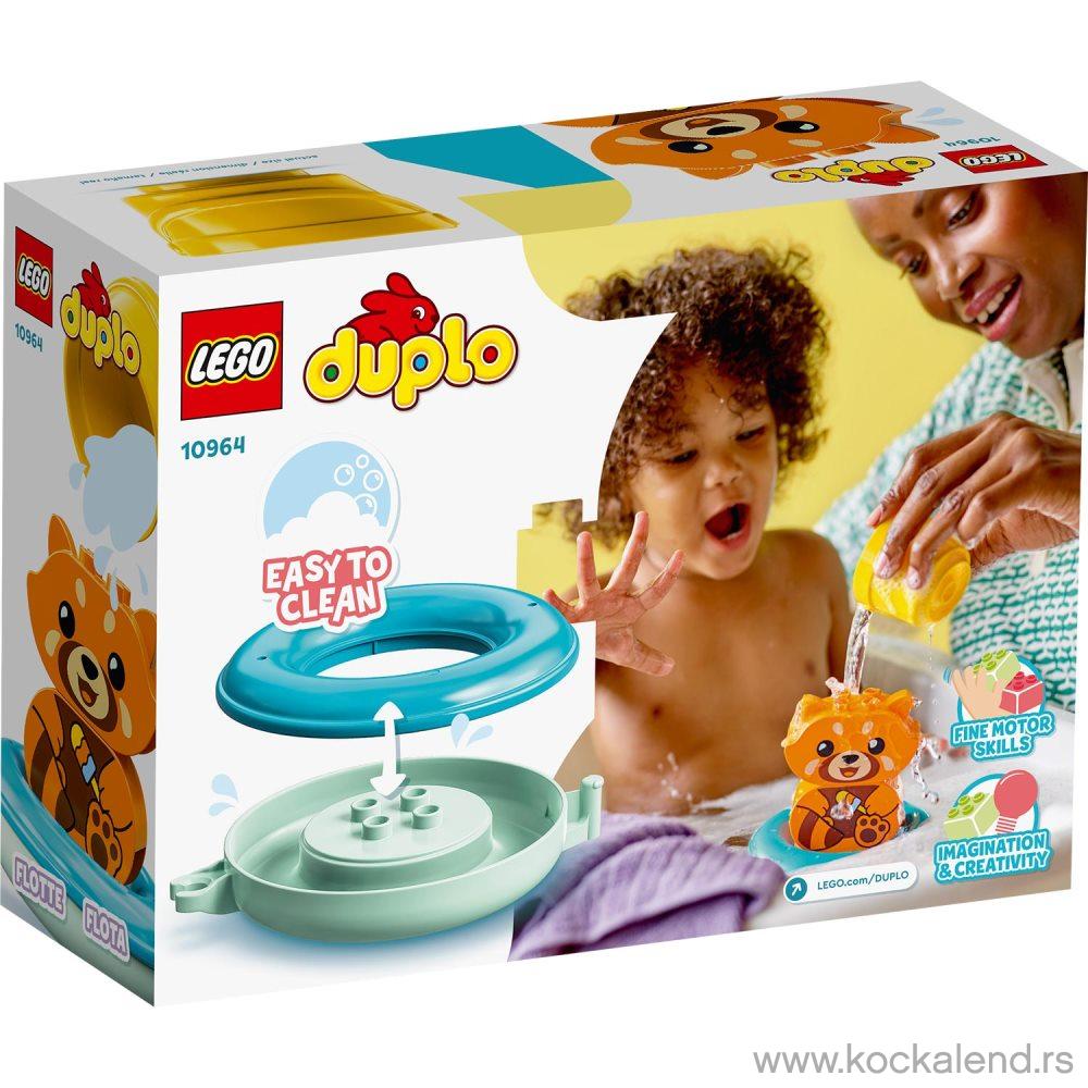 LEGO DUPLO MY FIRST BATH TIME FUN: FLOATING RED PANDA 