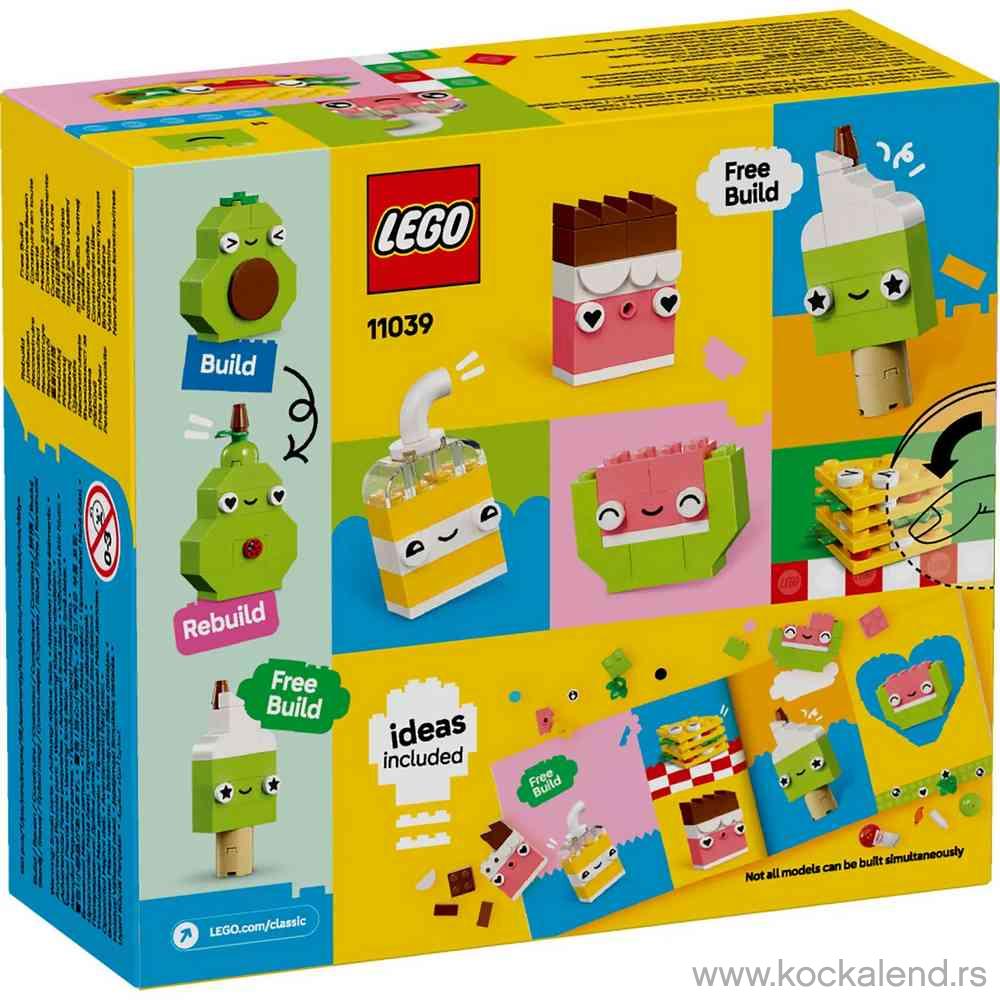 LEGO CLASSIC CREATIVE FOOD FRIENDS 
