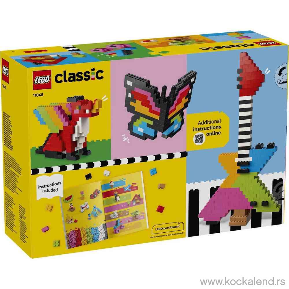 LEGO CLASSIC CREATIVE COLORFUL BRICKS 