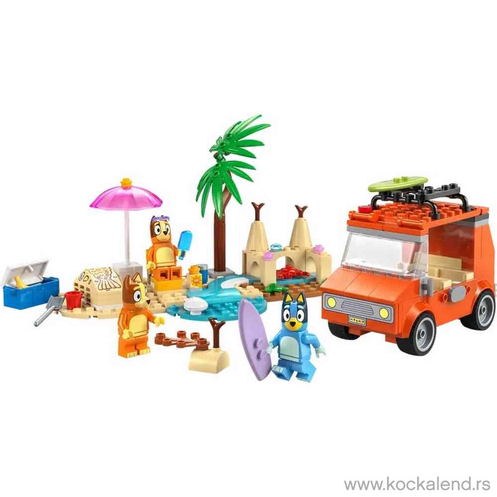 LEGO BERRY BLUEYS BEACH AND FAMILY CAR 