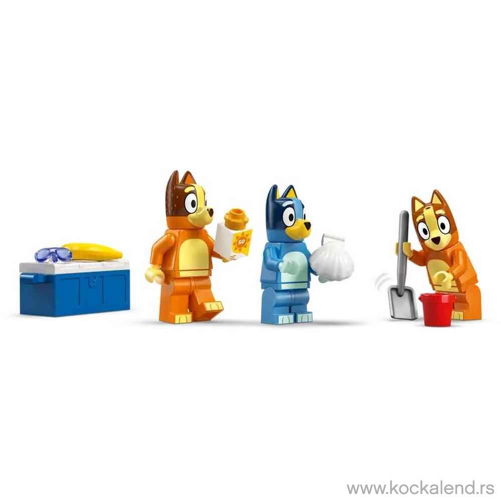LEGO BERRY BLUEYS BEACH AND FAMILY CAR 