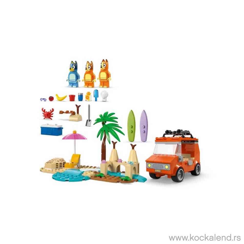 LEGO BERRY BLUEYS BEACH AND FAMILY CAR 