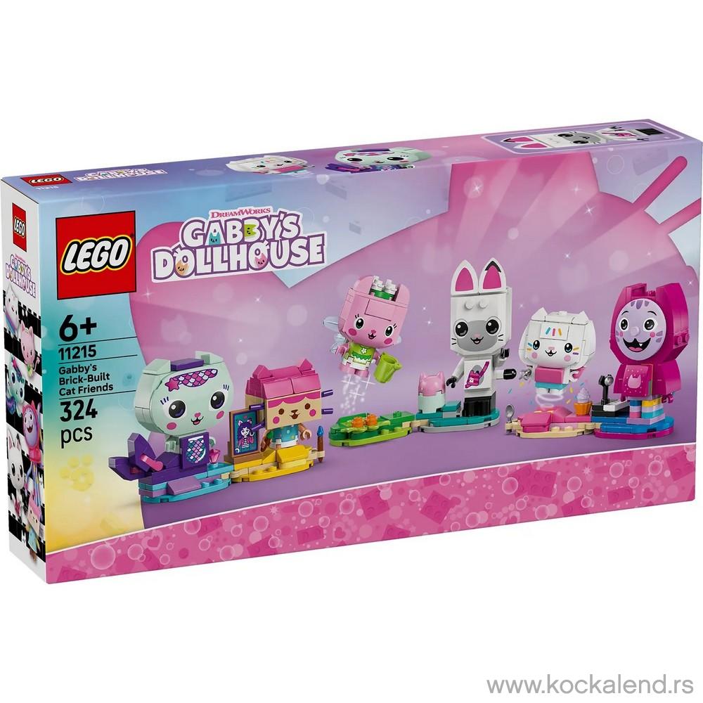 LEGO GABBYS DOLLHOUSE BRICKBUILT CAT FRIENDS 