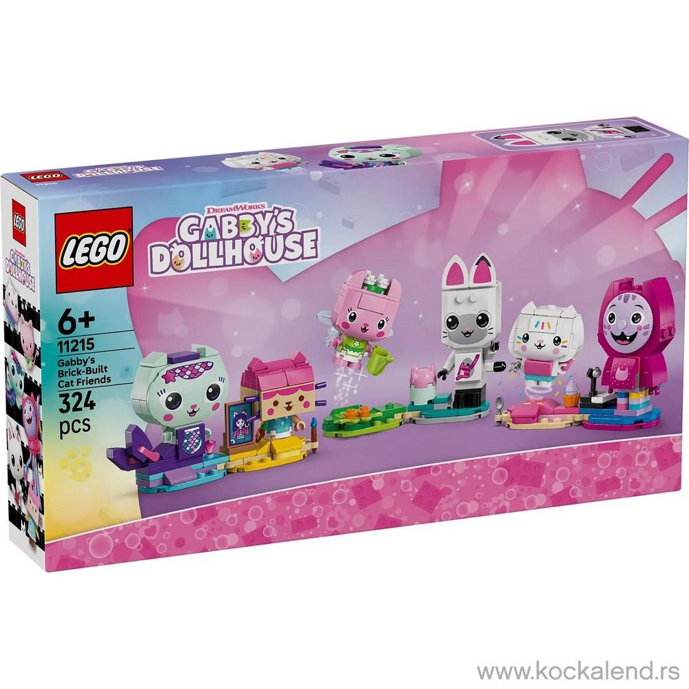 LEGO GABBYS DOLLHOUSE BRICKBUILT CAT FRIENDS 