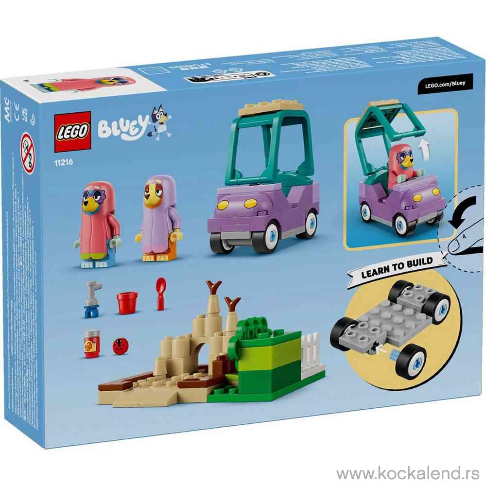 LEGO BLUEY GRANNIES WITH BINGO AND BLUEY 