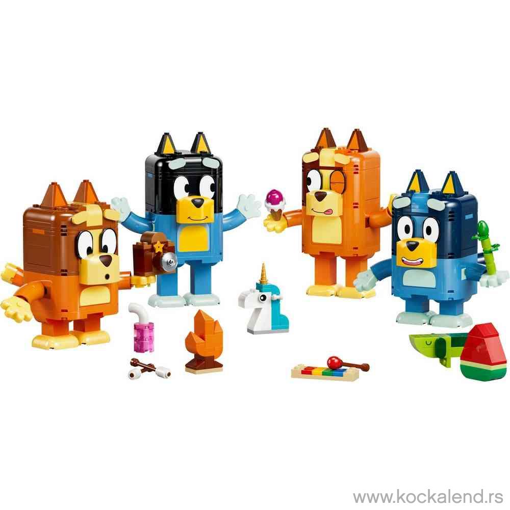 LEGO BLUEY BRICKBUILT BLUEY FAMILY 