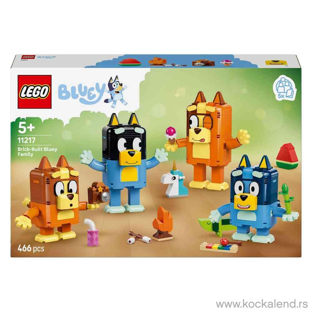 LEGO BLUEY BRICKBUILT BLUEY FAMILY 
