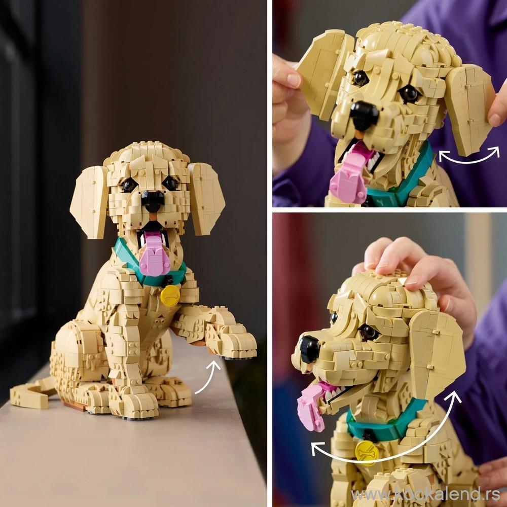 LEGO ICONS GOLDEN RETRIVER PUPPY 
