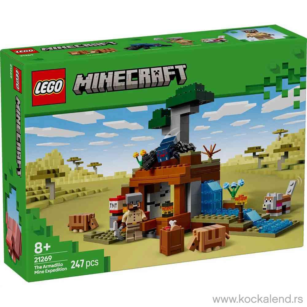 LEGO MINECRAFT THE ARMADILLO MINE EXPEDITION 