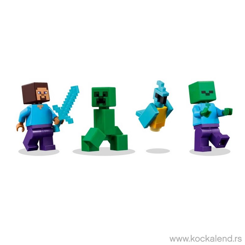 LEGO MINECRAFT THE TNT JUNGLE HOUSE 