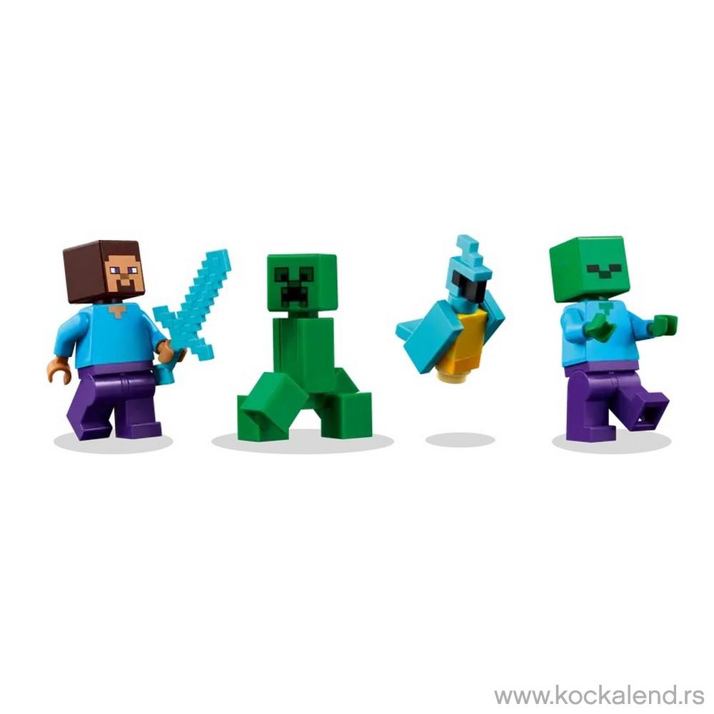 LEGO MINECRAFT THE TNT JUNGLE HOUSE 