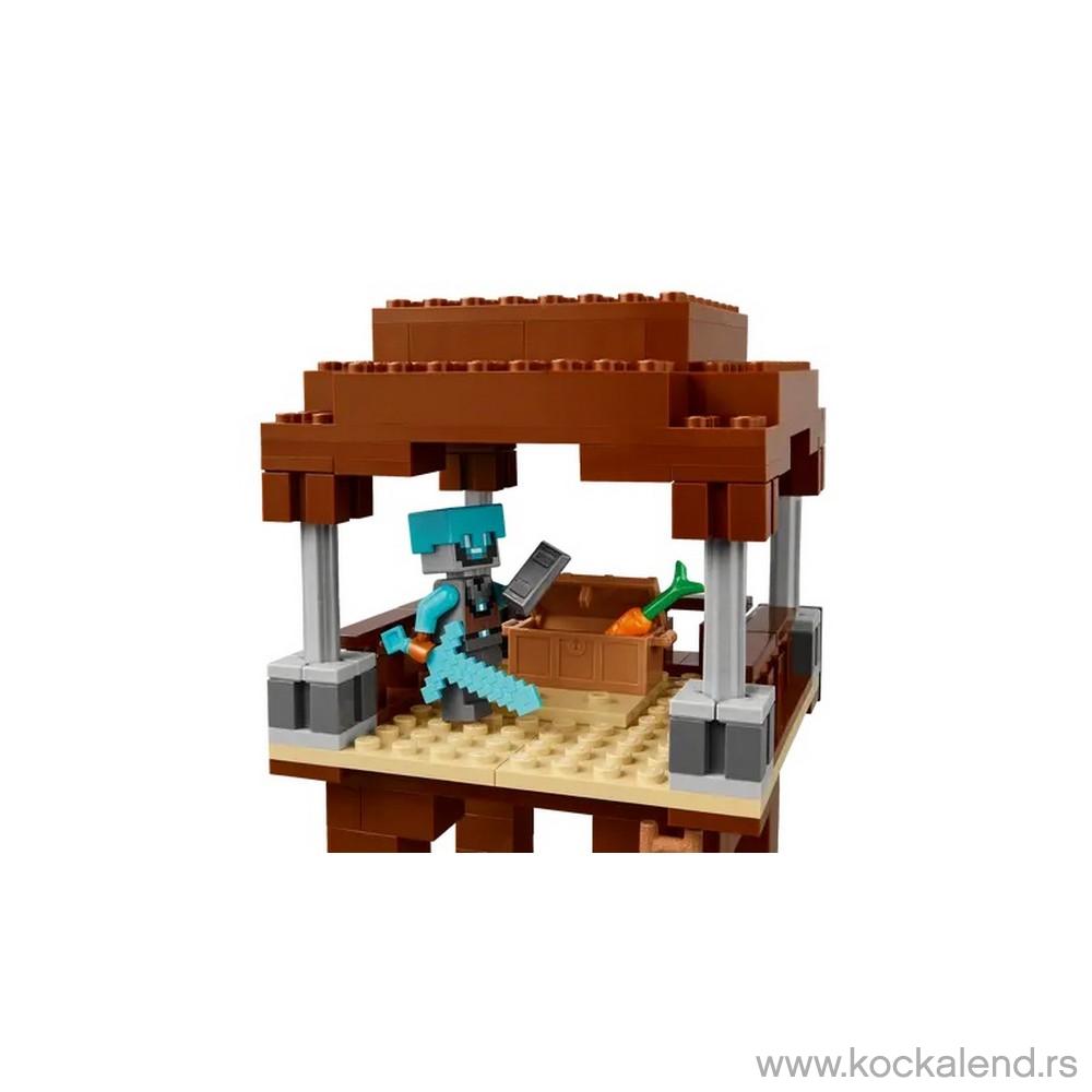 LEGO MINECRAFT THE PILLAGER OUTPOST AND RAVAGER 