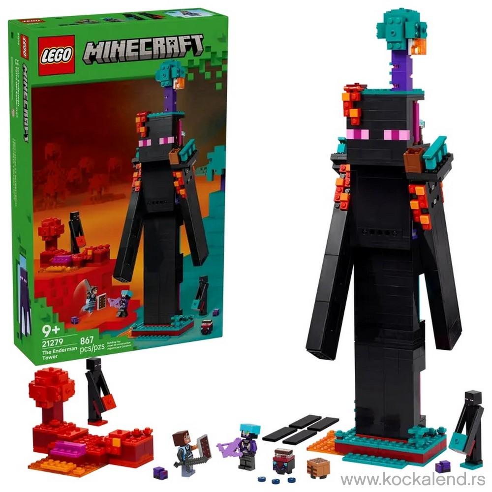 LEGO MINECRAFT THE ENDERMAN TOWER 