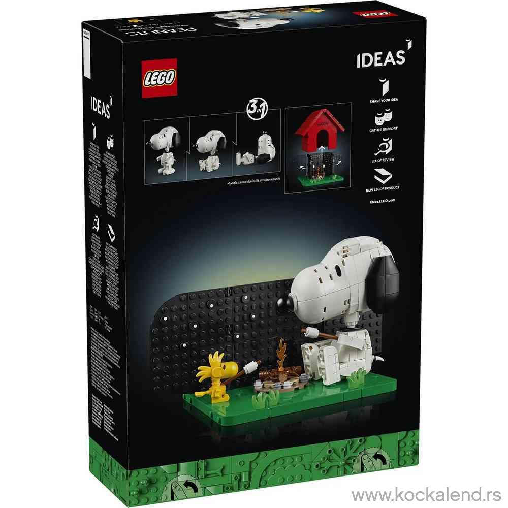 LEGO IDEAS PEANUTS SNOOPYS DOGHOUSE 
