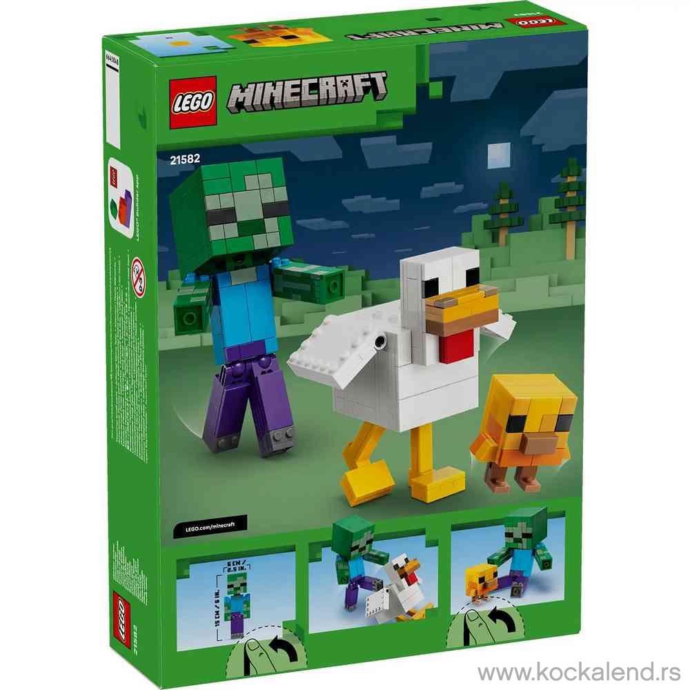 LEGO MINECRAFT CHICKEN JOCKEY 