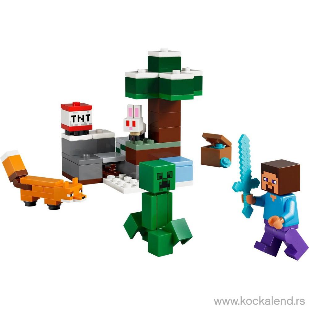 LEGO MINECRAFT STEVES TAIGA ADVENTURE 