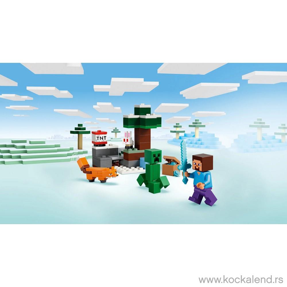 LEGO MINECRAFT STEVES TAIGA ADVENTURE 