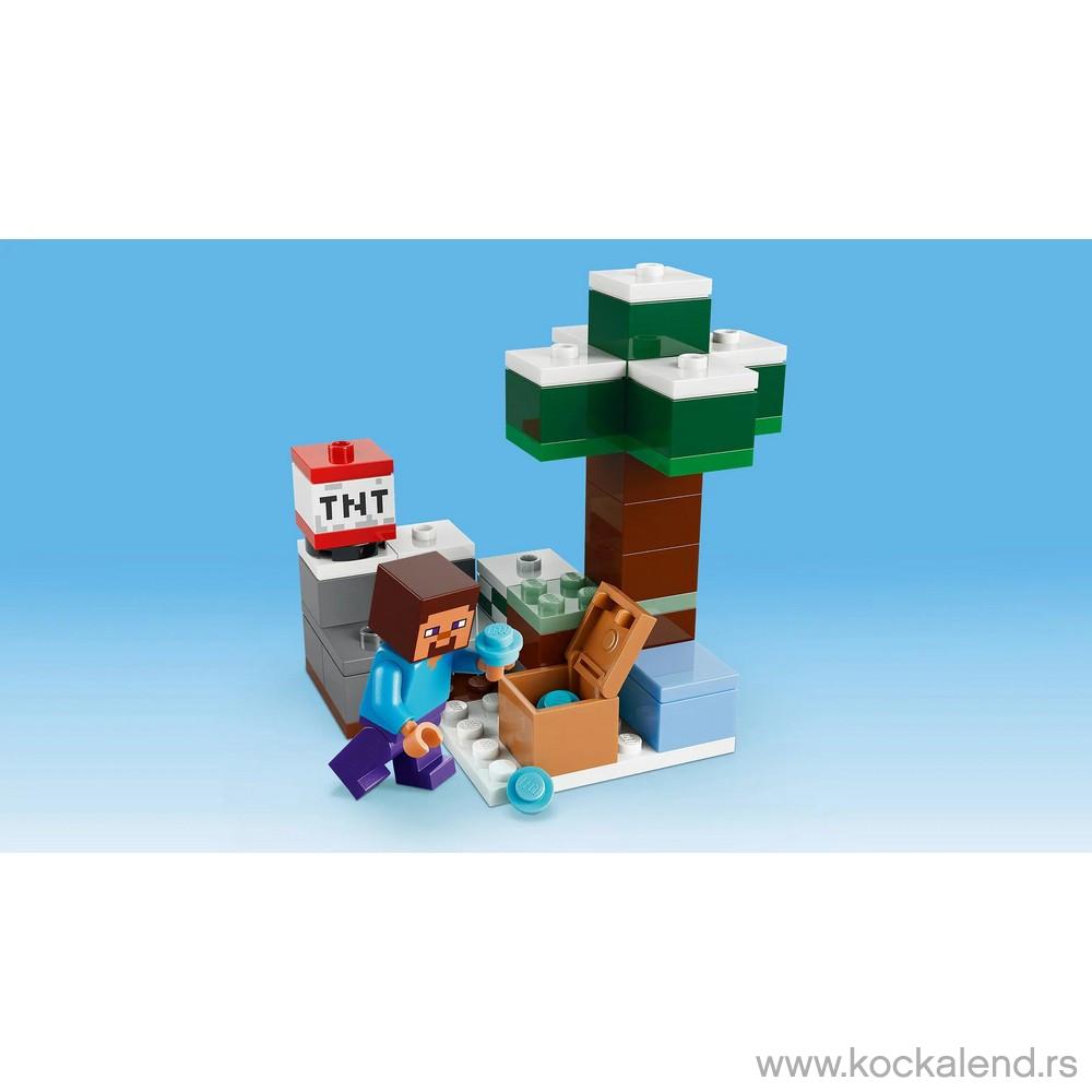 LEGO MINECRAFT STEVES TAIGA ADVENTURE 