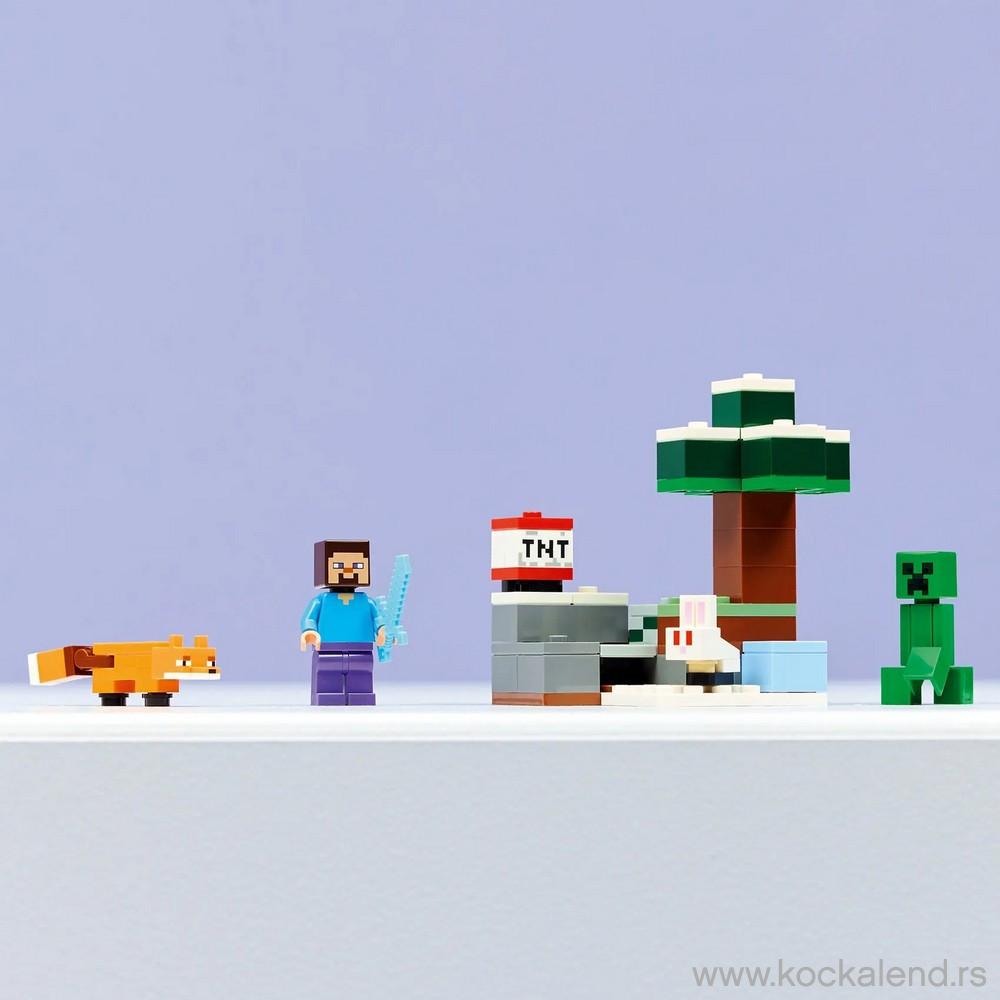 LEGO MINECRAFT STEVES TAIGA ADVENTURE 