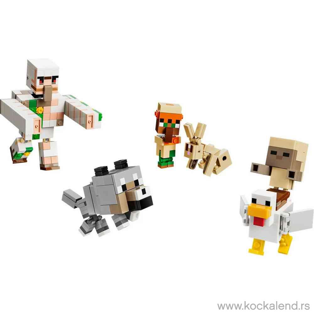 LEGO MINECRAFT CHICKEN JOCKEY DESERT ATTACK 