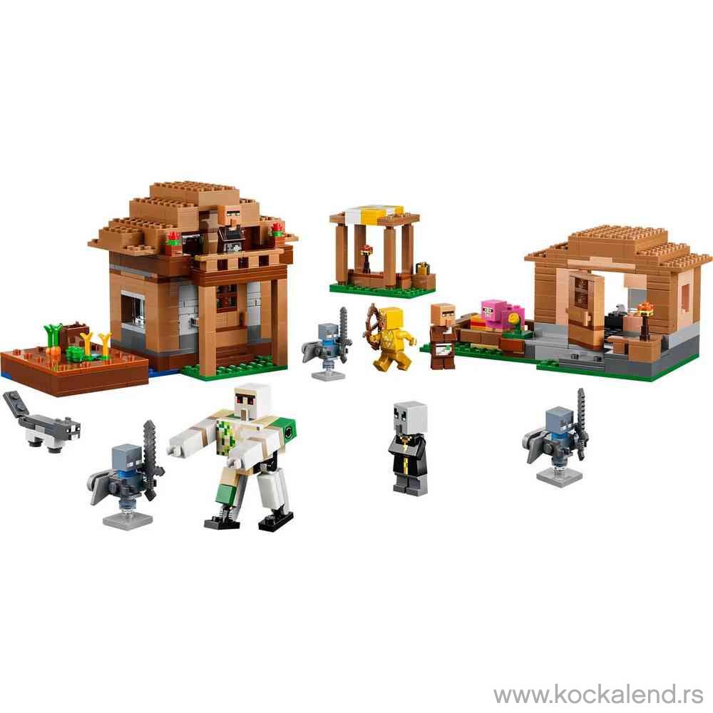 LEGO MINECRAFT EVOKER VILLAGE ATTACK 