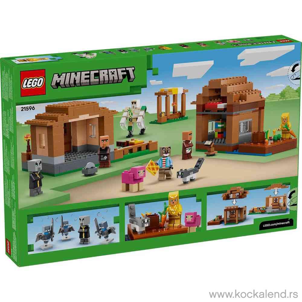 LEGO MINECRAFT EVOKER VILLAGE ATTACK 