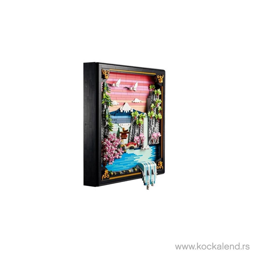 LEGO ART JAPANESE CHERRY BLOSSOM LANDSCAPE 