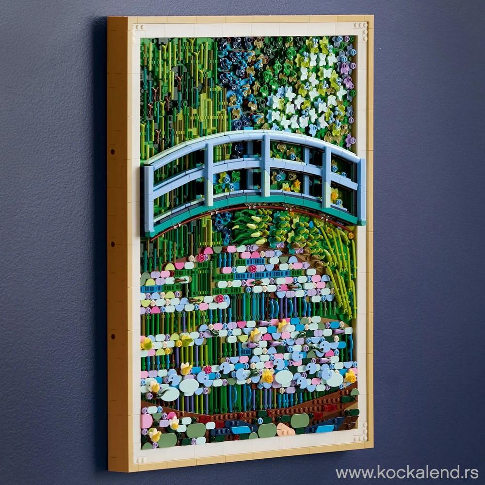 LEGO ART CLAUDE MONET BRIDGE 