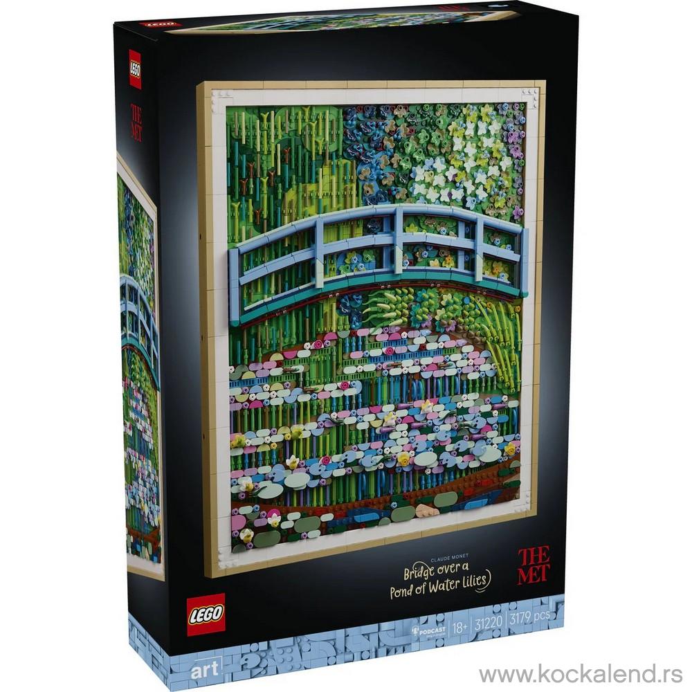LEGO ART CLAUDE MONET BRIDGE 