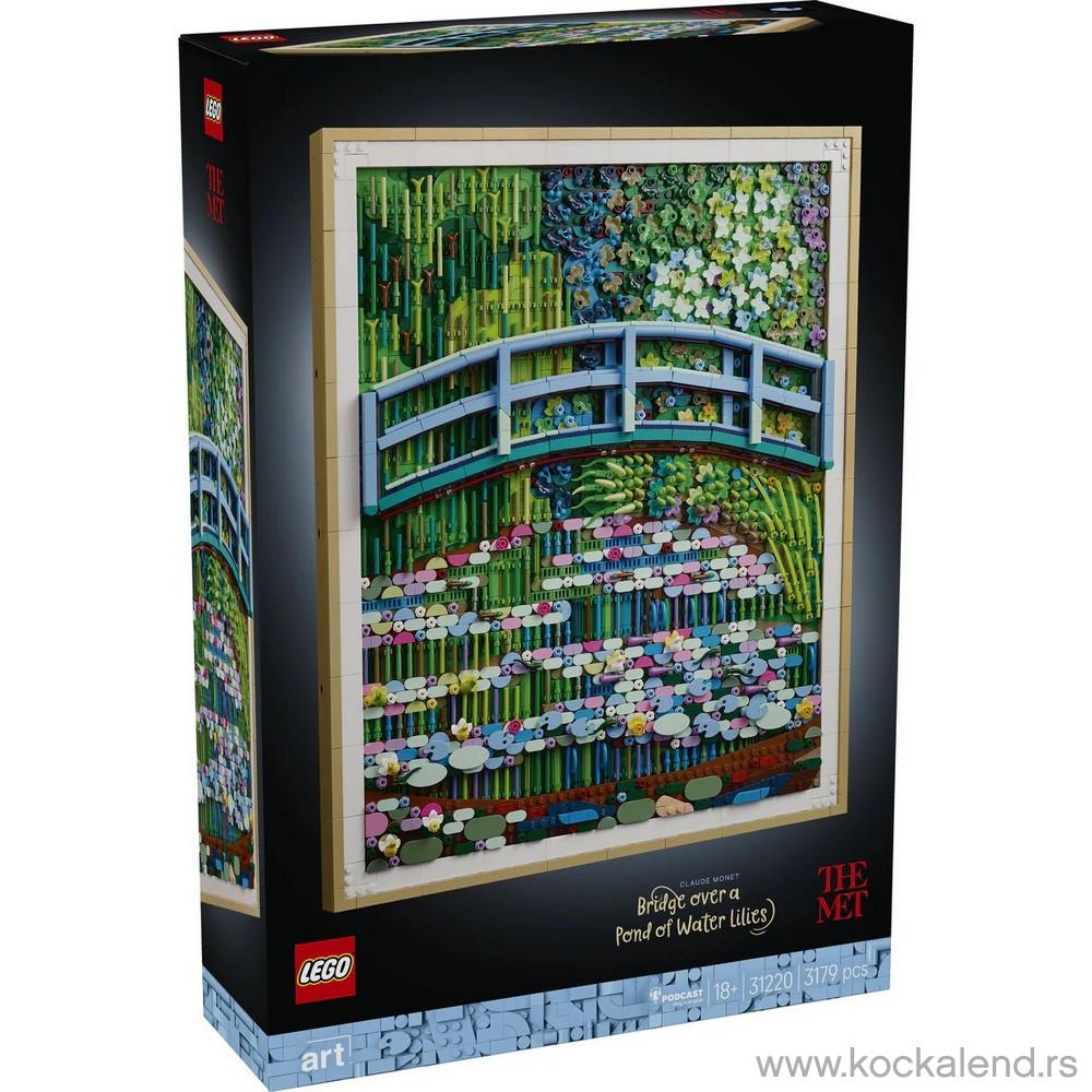 LEGO ART CLAUDE MONET BRIDGE 
