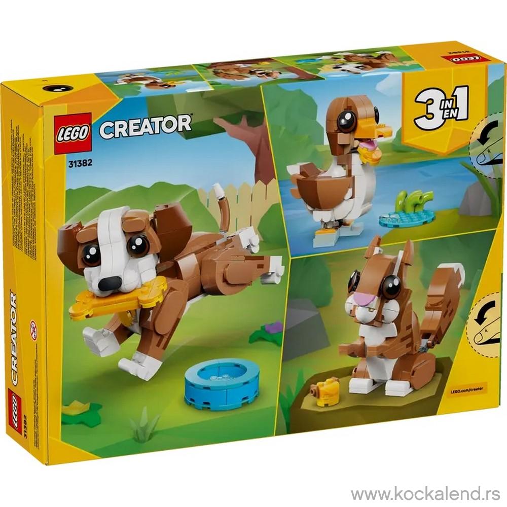 LEGO CREATOR CUTE ANIMALS PLAYFUL PUPPY 