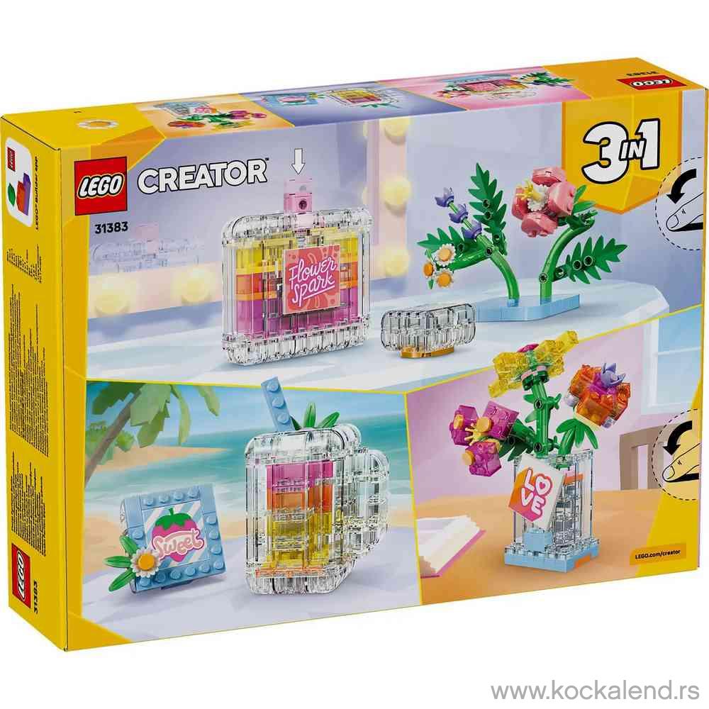 LEGO CREATOR FLORAL DECOR PERFUME BOTTLE 