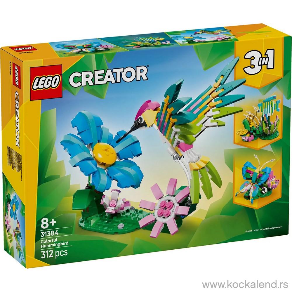 LEGO CREATOR WILD ANIMALS COLORFUL HUMMINGBIRD 