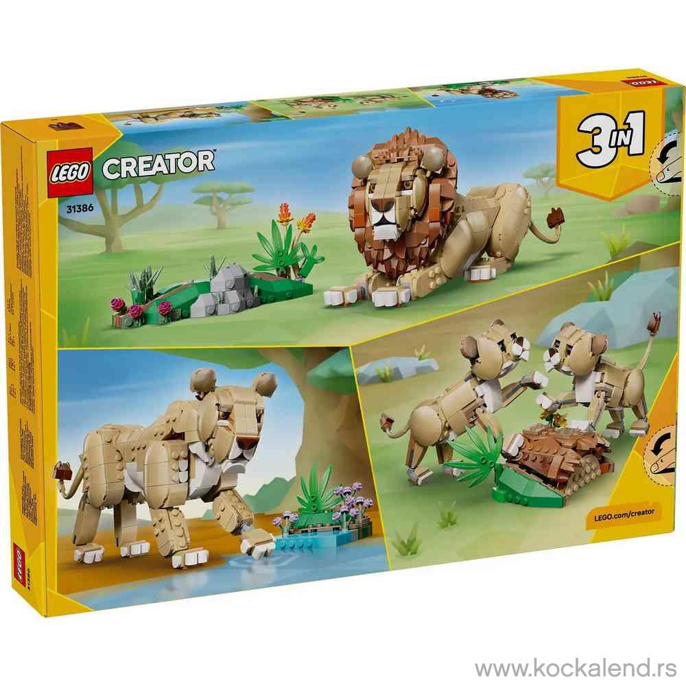 LEGO CREATOR WILD ANIMALS MAJESTIC LION 