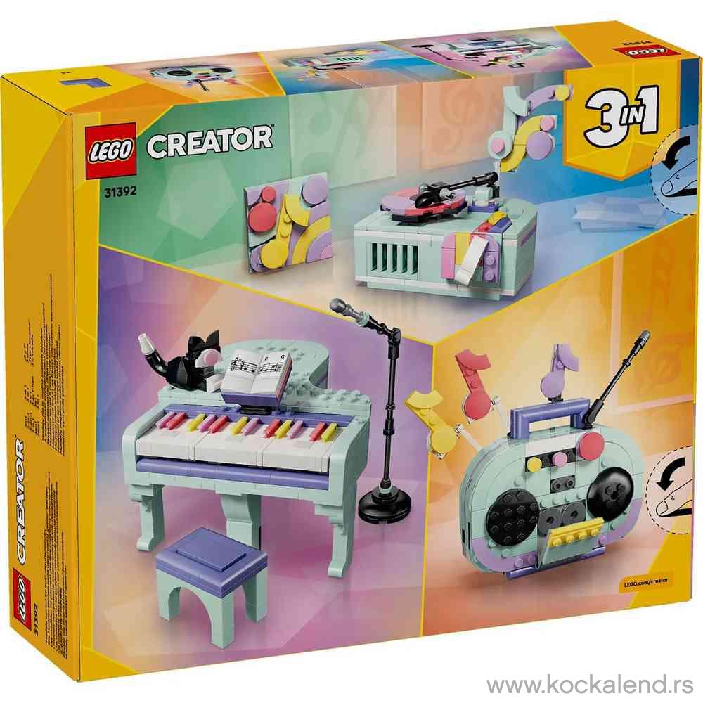 LEGO CREATOR MUSIC DECOR PIANO WITH CAT 
