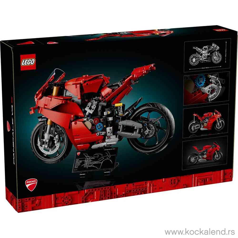 LEGO TECHNIC DUCATI PANIGALE V4 S MOTORCYCLE 