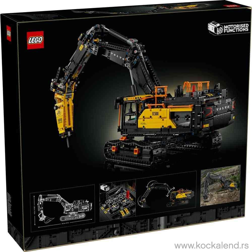 LEGO VOLVO EC500 HYBRID EXCAVATOR TECHNIC 42215 VOLVO EC500 HYBRID EXCAVATOR 