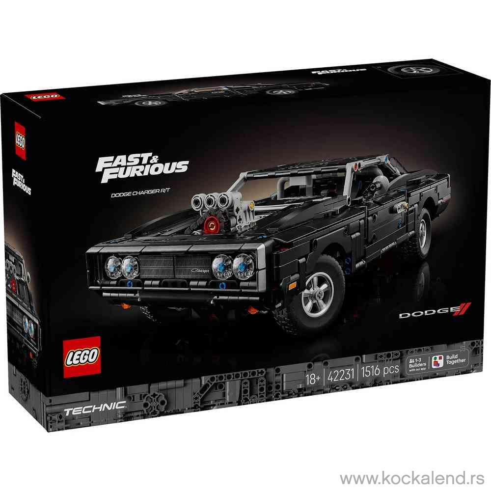 LEGO TECHNIC FAST AND FURIOUS DODGE CHARG 