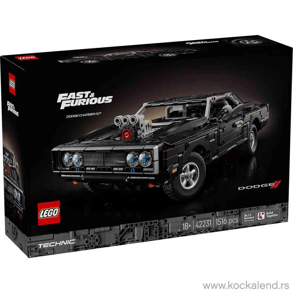 LEGO TECHNIC FAST AND FURIOUS DODGE CHARG 