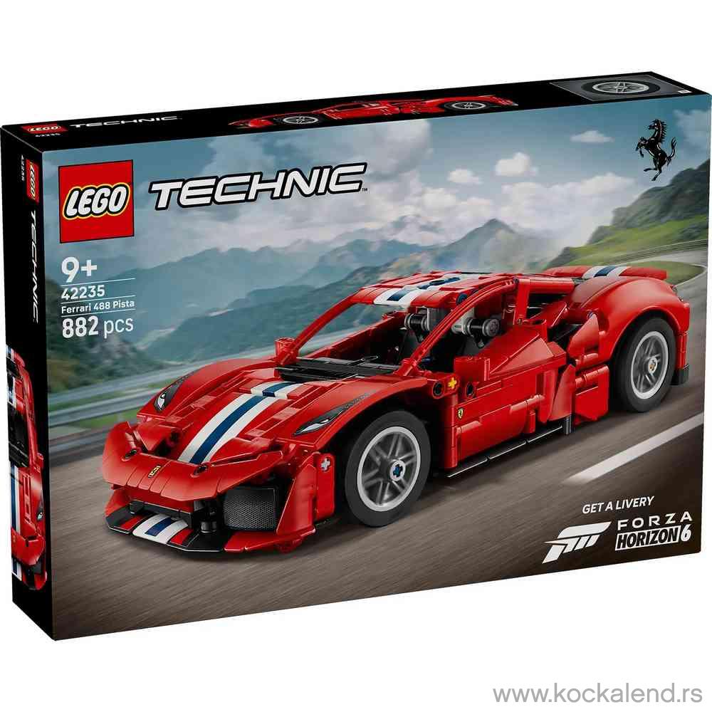 LEGO TECHNIC FERRARI 488 PISTA CAR 