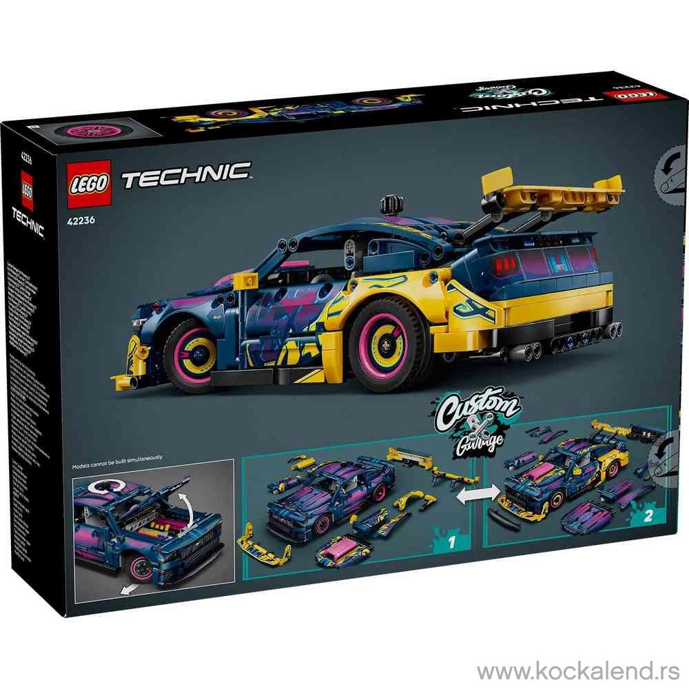 LEGO TECHNIC CUSTOM GARAGE FORD MUSTANG 