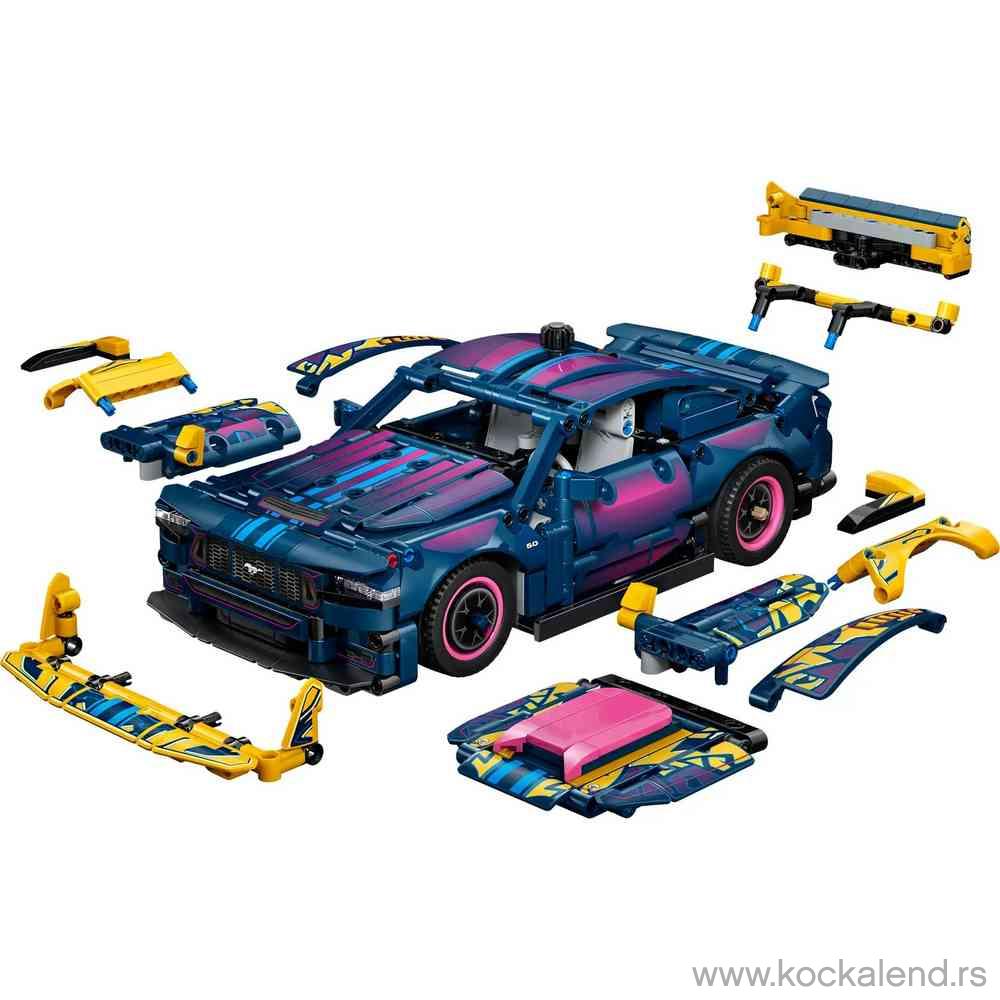 LEGO TECHNIC CUSTOM GARAGE FORD MUSTANG 
