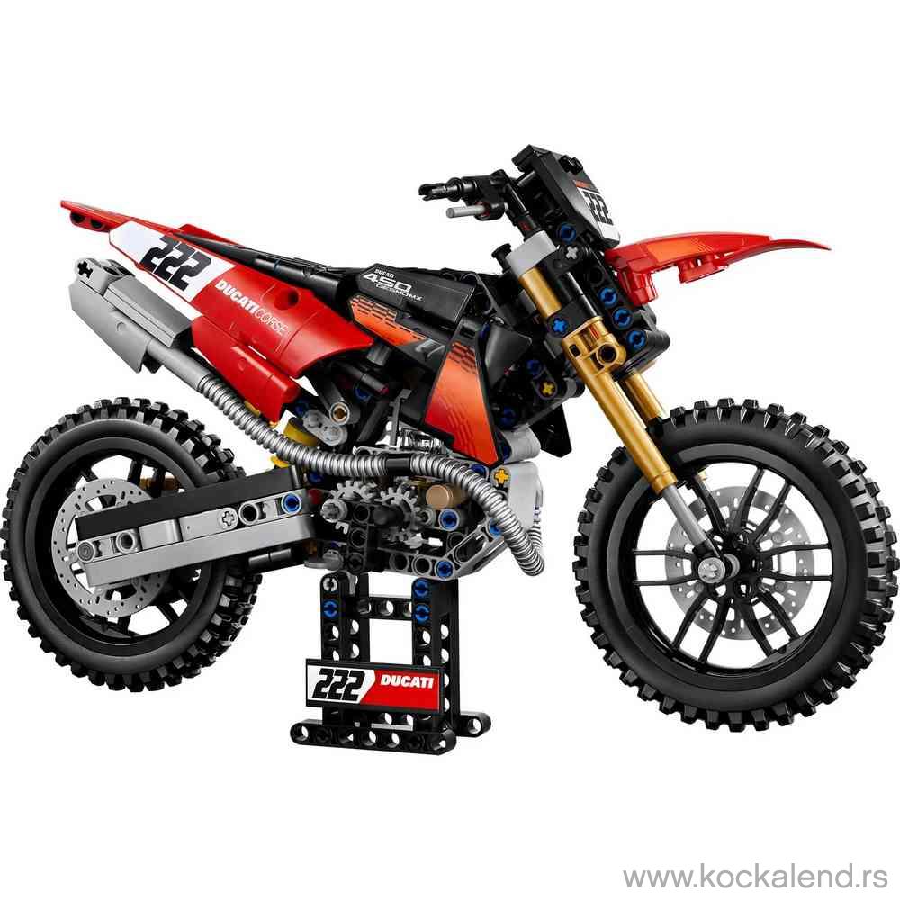LEGO TECHNIC DUCATI DESMO450 MX FACTORY MOTORCYCLE 