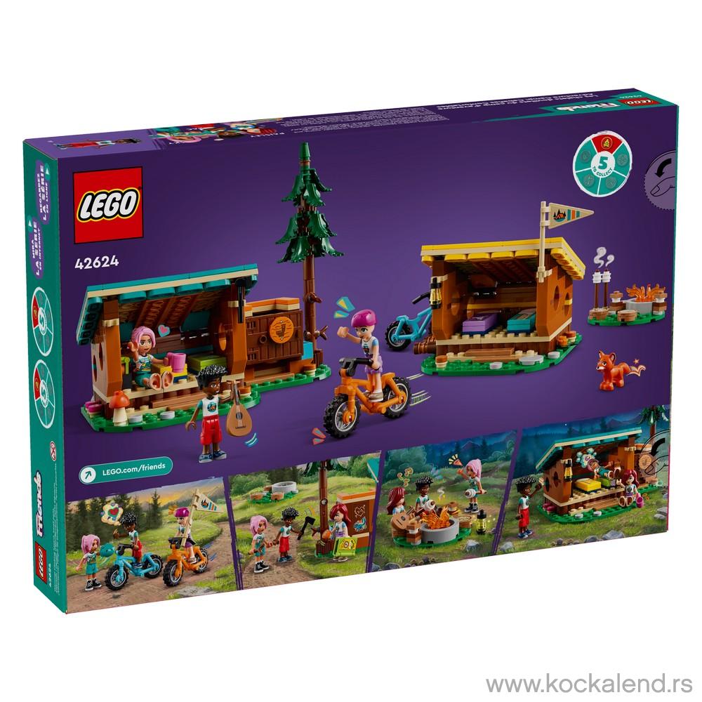 LEGO FRIENDS ADVENTURE CAMP COZY CABINS 