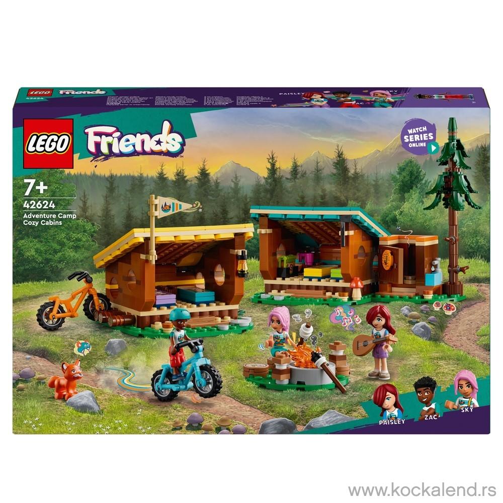 LEGO FRIENDS ADVENTURE CAMP COZY CABINS 
