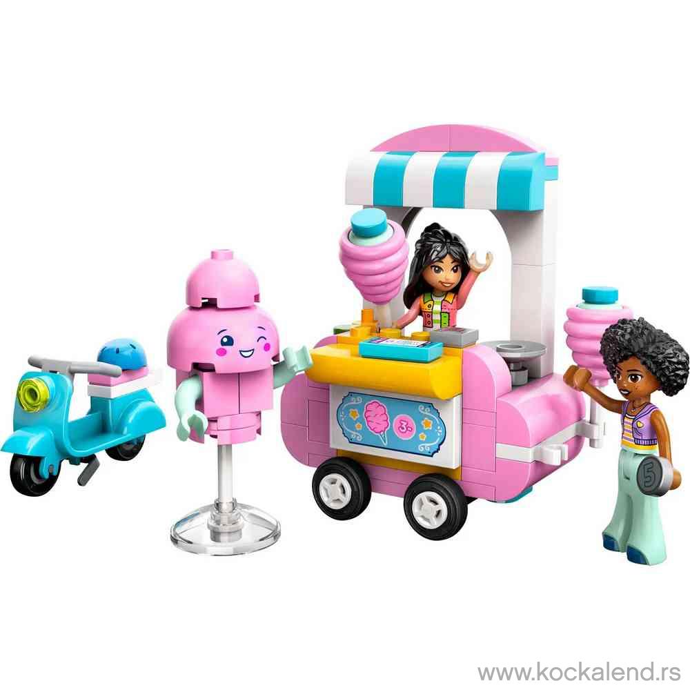LEGO FRIENDS COTTON CANDY STAND AND SCOOTER 